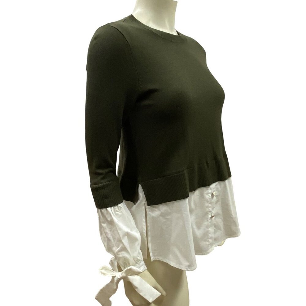 NEW YORK & CO 7TH AVENUE DRESS SHIRT SWEATER BLOUSE SM‎ NWT